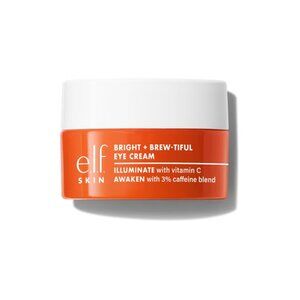 NIB e.l.f. Bright + Brew-tiful Eye Cream, 0.52oz